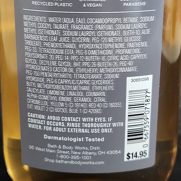 NEW 2-PIECE MEN'S COLLECTION AFTER DARK BATH & BODY WORKS - Picture 6 of 6